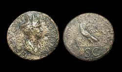 Marciana, Sestertius, Consecratio Eagle reverse, Very Rare Sold!